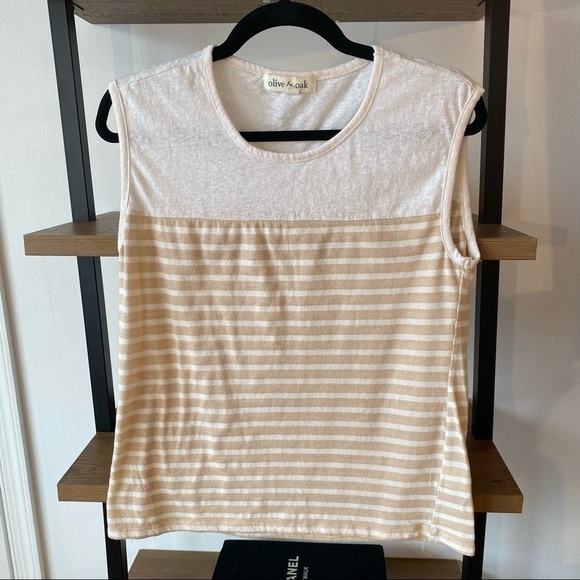 OLIVE & OAK Striped Tank - Picture 1 of 3